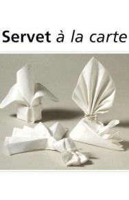 Servet à la carte